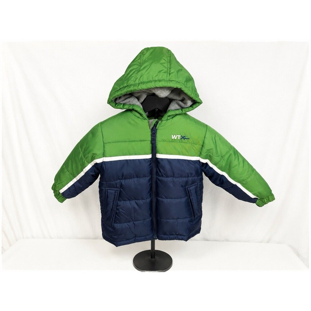 NEW NWOT Boys Winter Coat Jacket Size 4 Fleece Lined Gray Clothes